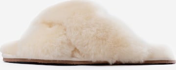 Gooce Hausschuh 'Furry' in Weiß: predná strana
