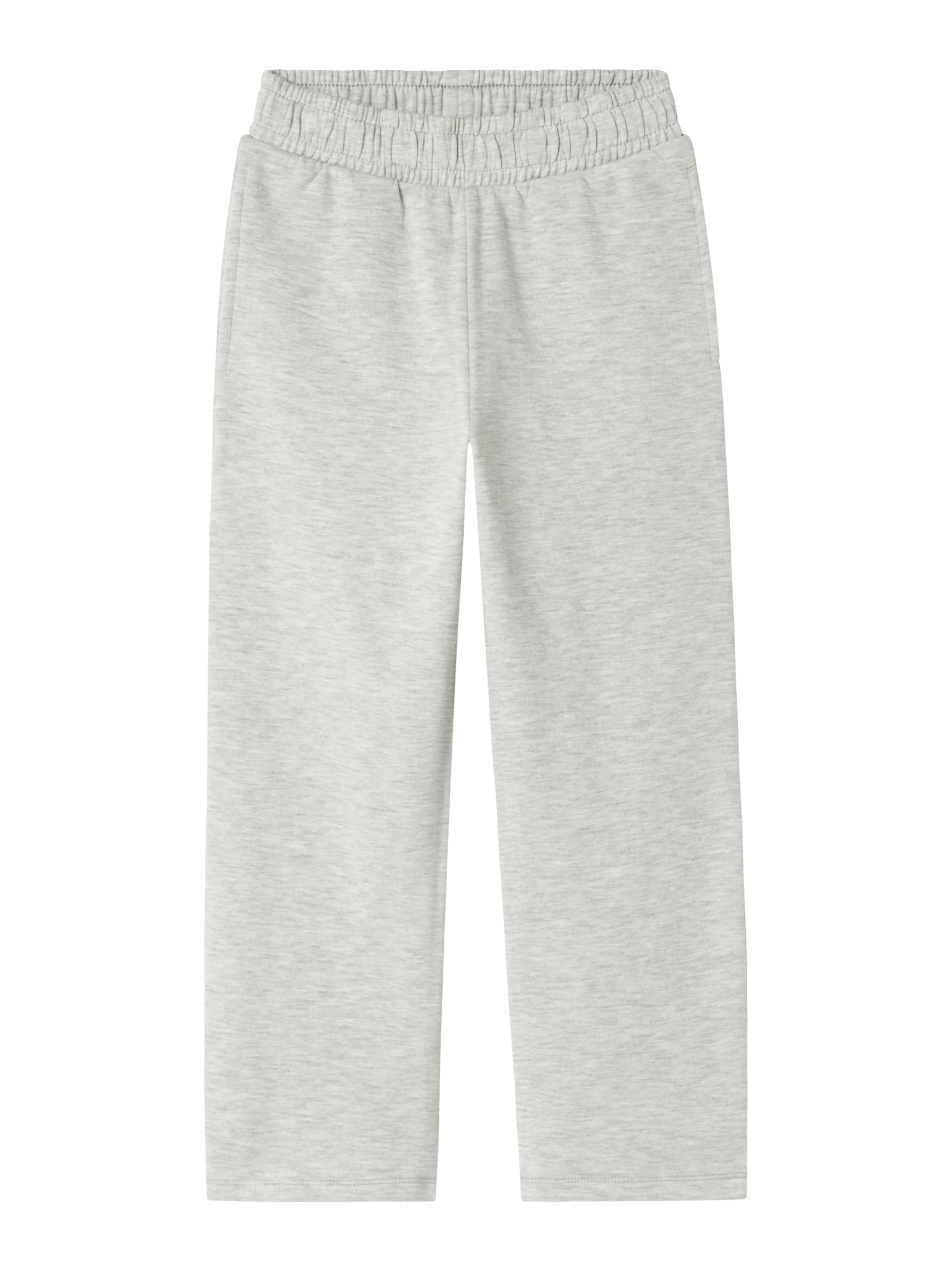 NAME IT Normalny krój Spodnie 'NKMMALLO' w kolorze szary: przód