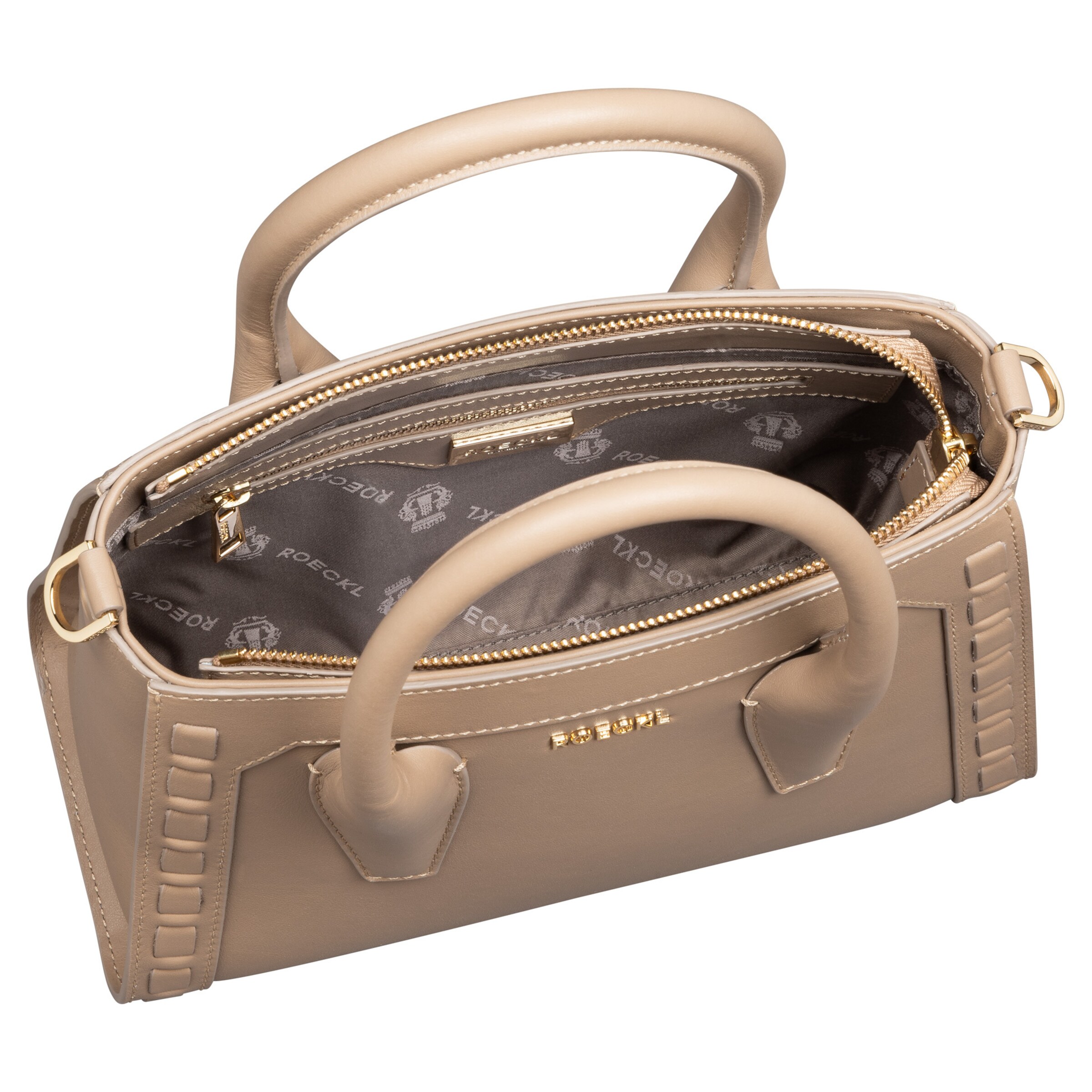 Borsa a mano 'MATHILDE HANDTASCHE CRAFTED SMALL' di Roeckl in beige