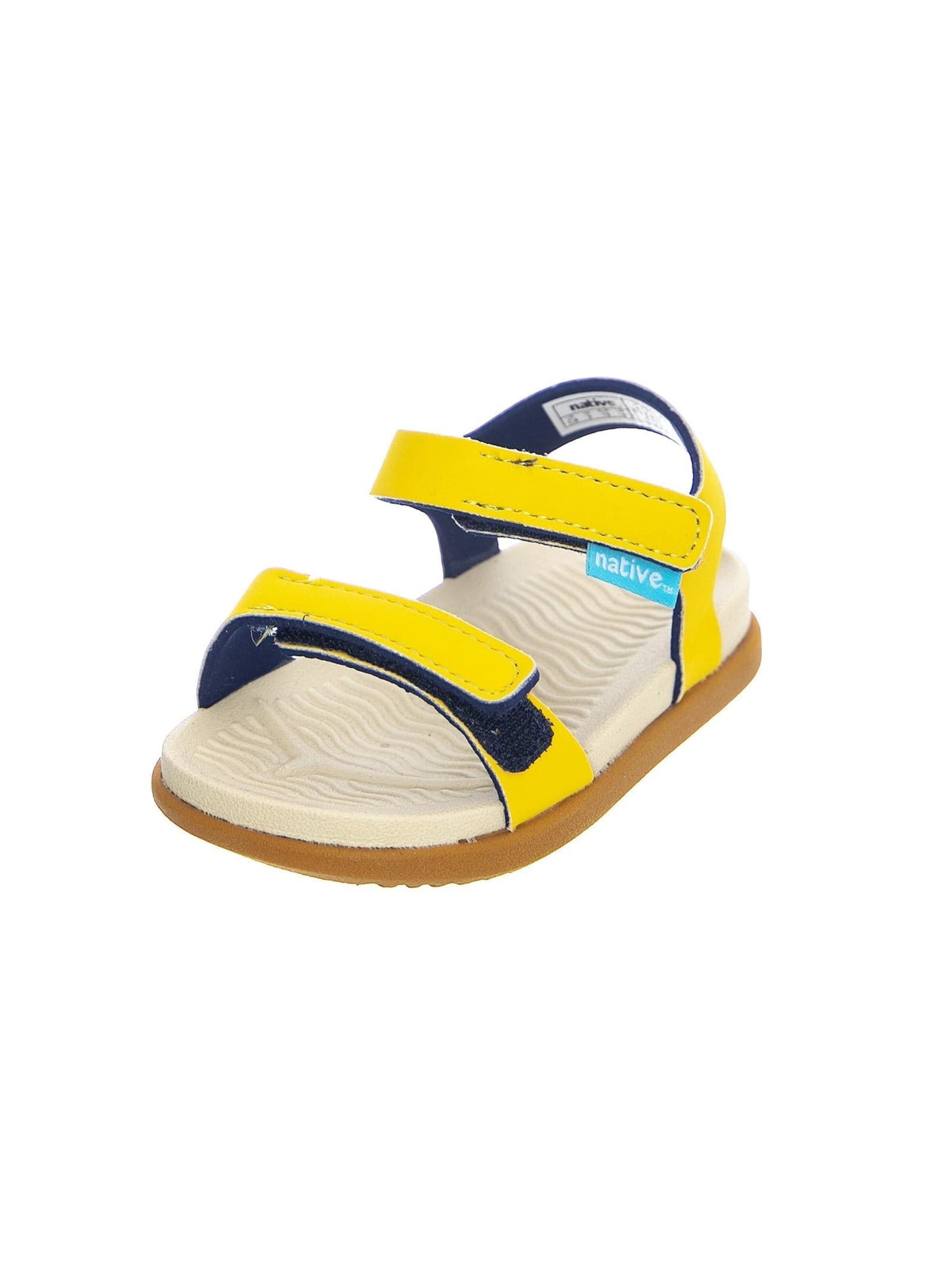 Sandalo 'Charley Child Sandals' di NATIVE in giallo: frontale