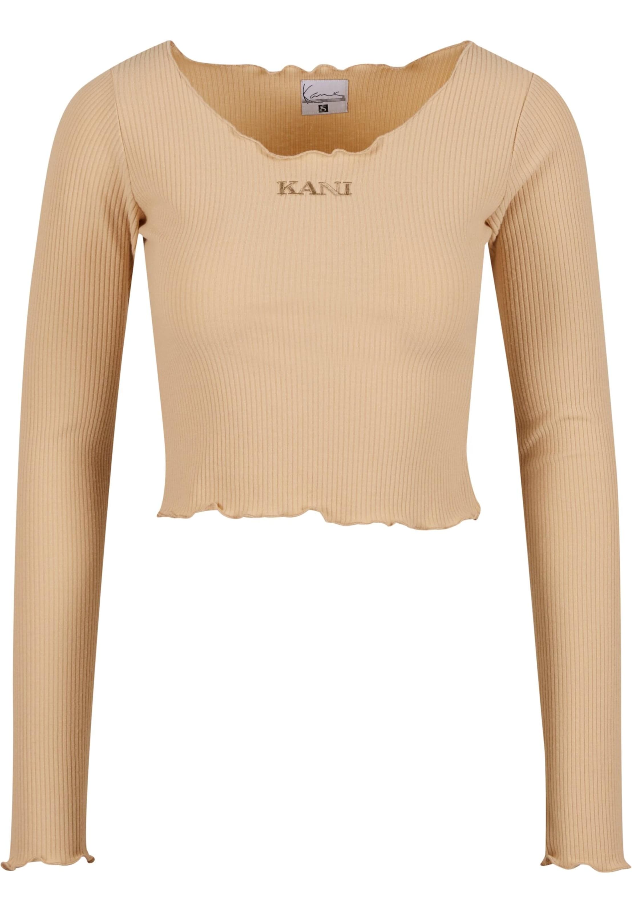 Maglietta di Karl Kani in beige: frontale