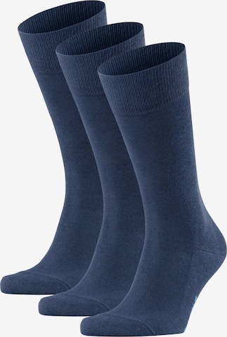 Chaussettes FALKE en bleu : devant