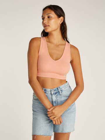 Calvin Klein Jeans - Top en rosa: frente