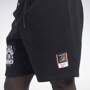 Reebok Regular Shorts 'Iverson' in Schwarz