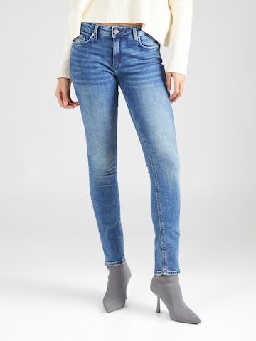 Coupe slim Jean 'Catie' QS en bleu : devant