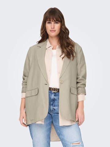 Blazer ONLY Carmakoma en beige : devant
