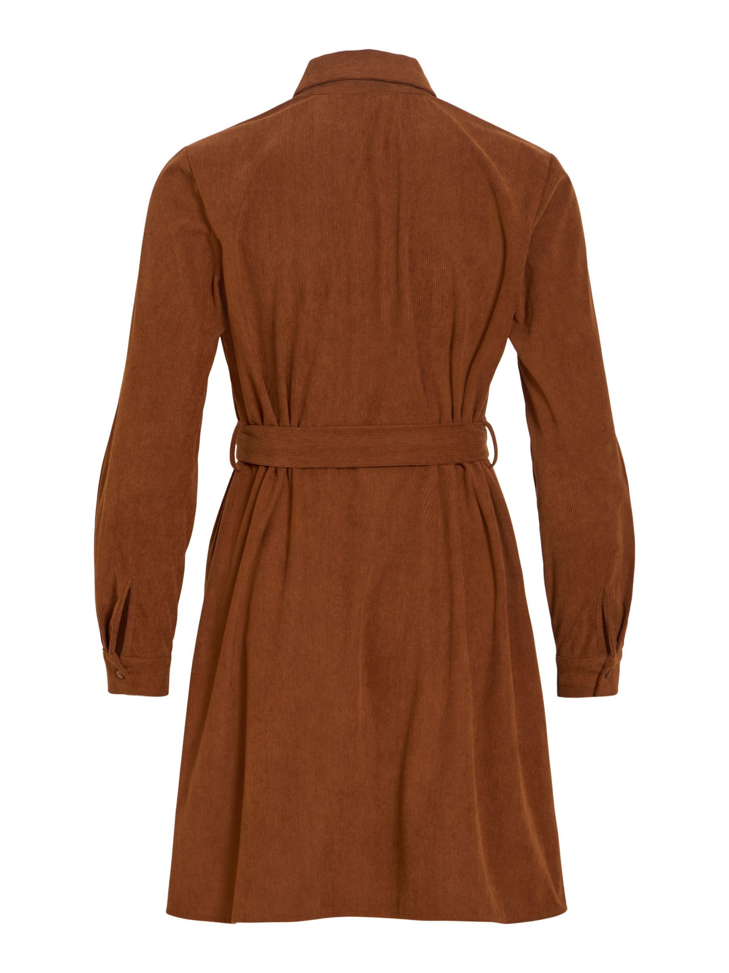 VILA - Vestido camisero 'VIElsa' en marrón