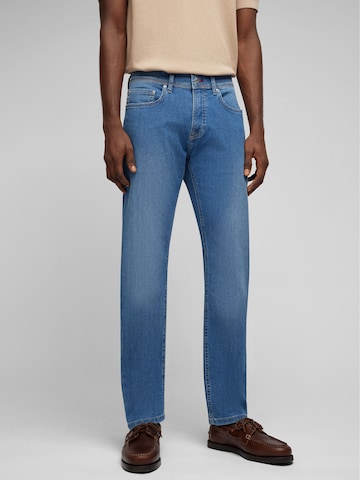 HECHTER PARIS Tapered Jeans in Blauw: voorkant