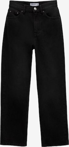 Pull&Bear Voľný strih Džínsy - Čierna: predná strana