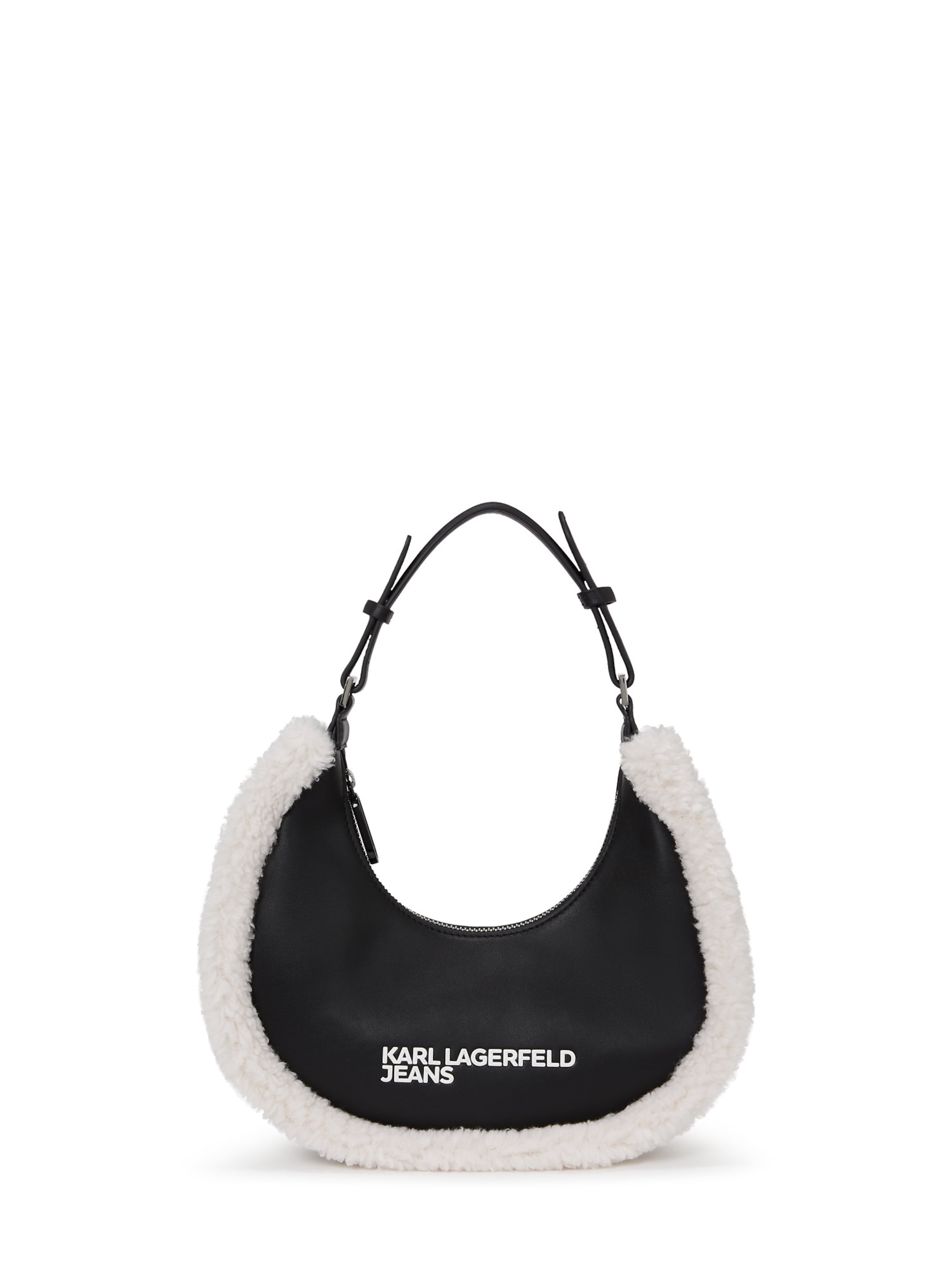 KARL LAGERFELD JEANS Наплечная сумка в Черный: спереди