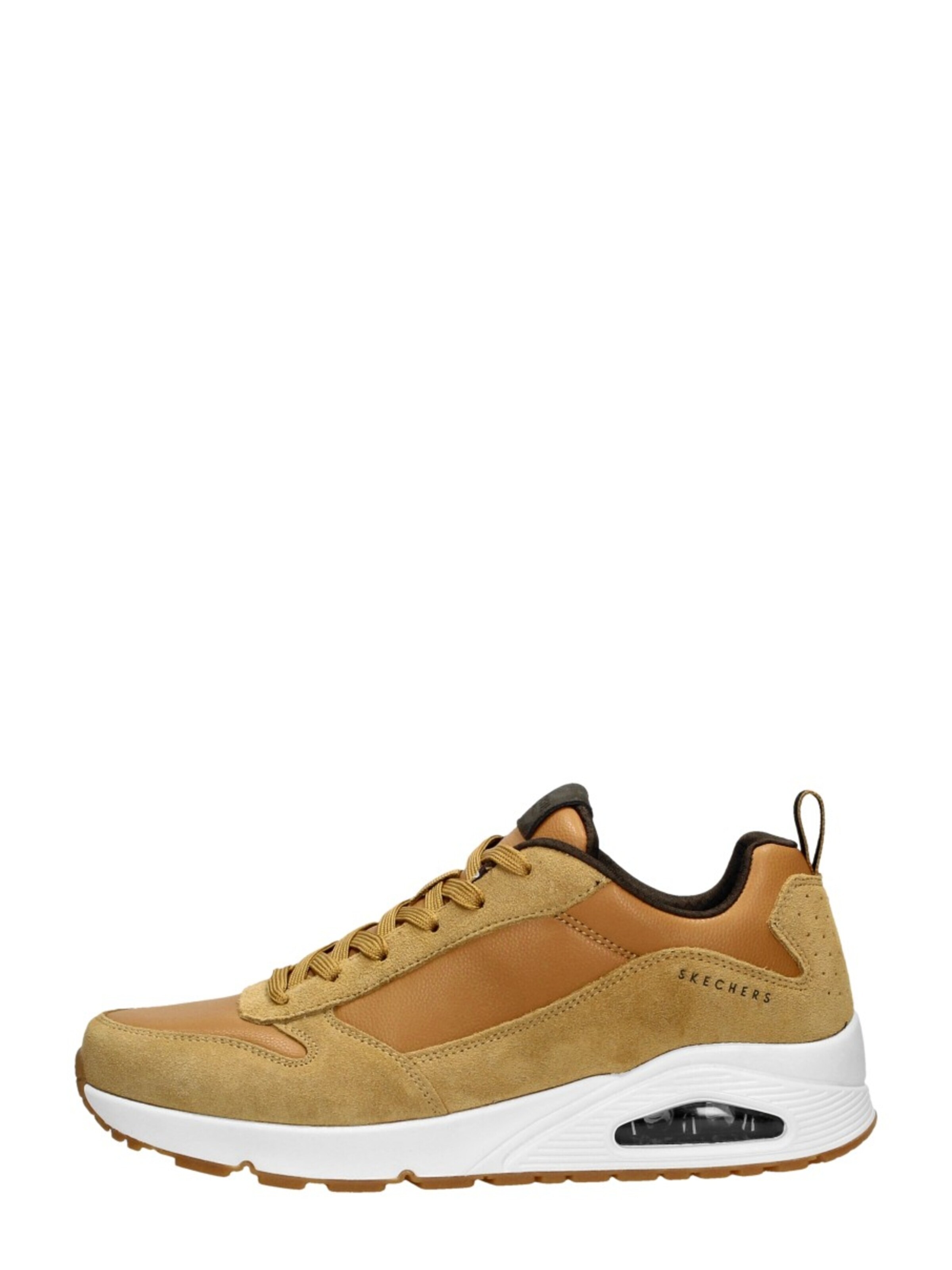 Baskets basses 'Uno - Stacre' SKECHERS en marron : devant