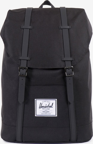 Herschel Backpack 'Retreat' in Black: front