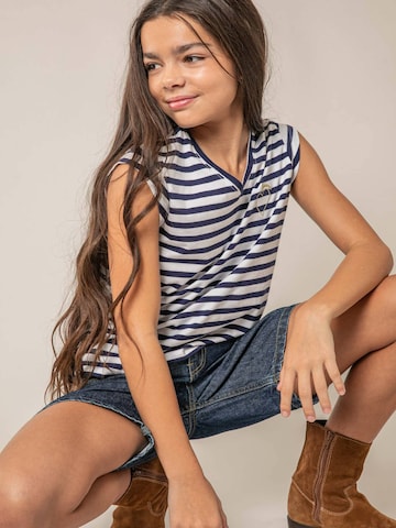 T-Shirt 'VAMIKA' Deeluxe en bleu