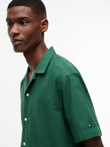 TOMMY HILFIGER Comfort Fit Hemd in Grün