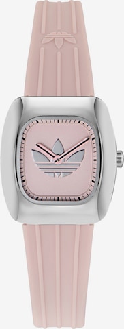 Montre à affichage analogique ADIDAS ORIGINALS en rose : devant