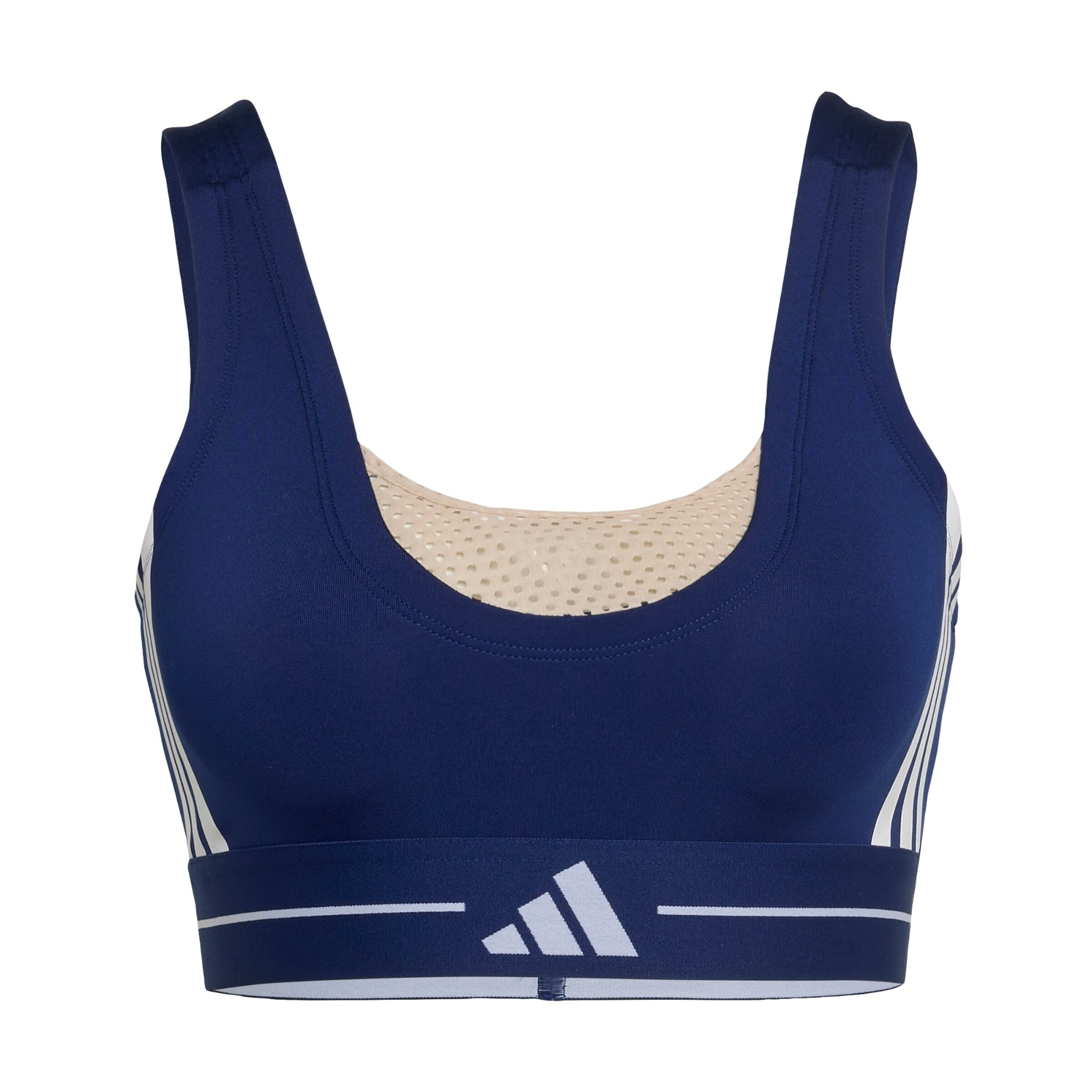 Bustier Soutien-gorge de sport 'Hyperglam' ADIDAS PERFORMANCE en bleu : devant