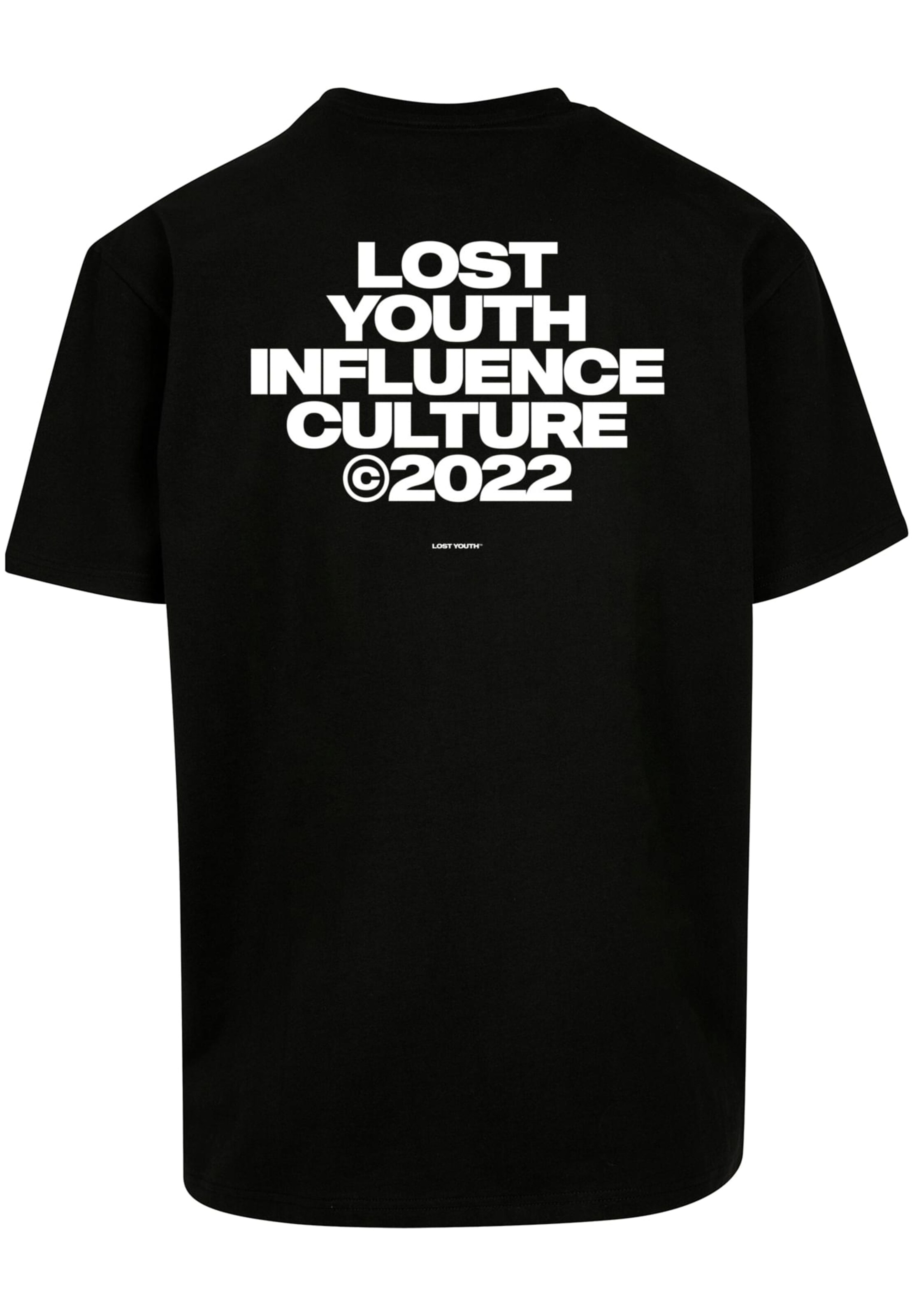 T-Shirt Lost Youth en noir