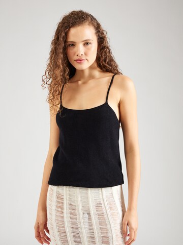 Top in maglia 'NEWLEXSUN' di VERO MODA in nero: frontale