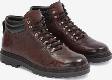 Kazar Lace-Up Boots in Brown