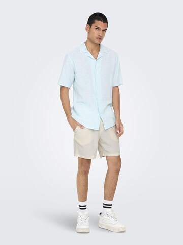 Regular Pantalon 'ONSBertil' Only & Sons en blanc