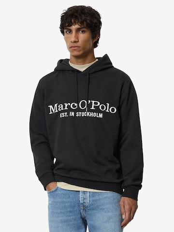 Sweat-shirt Marc O'Polo en noir : devant