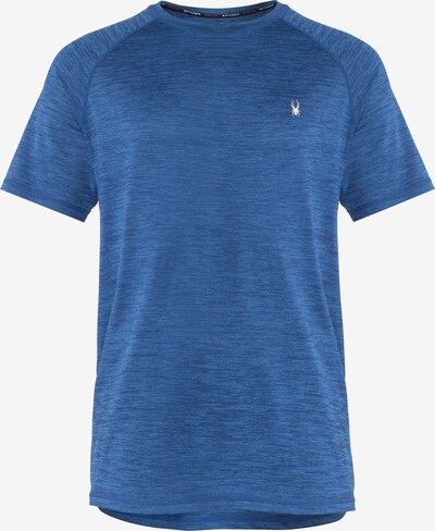Spyder Camiseta funcional en azul oscuro / blanco, Vista del producto