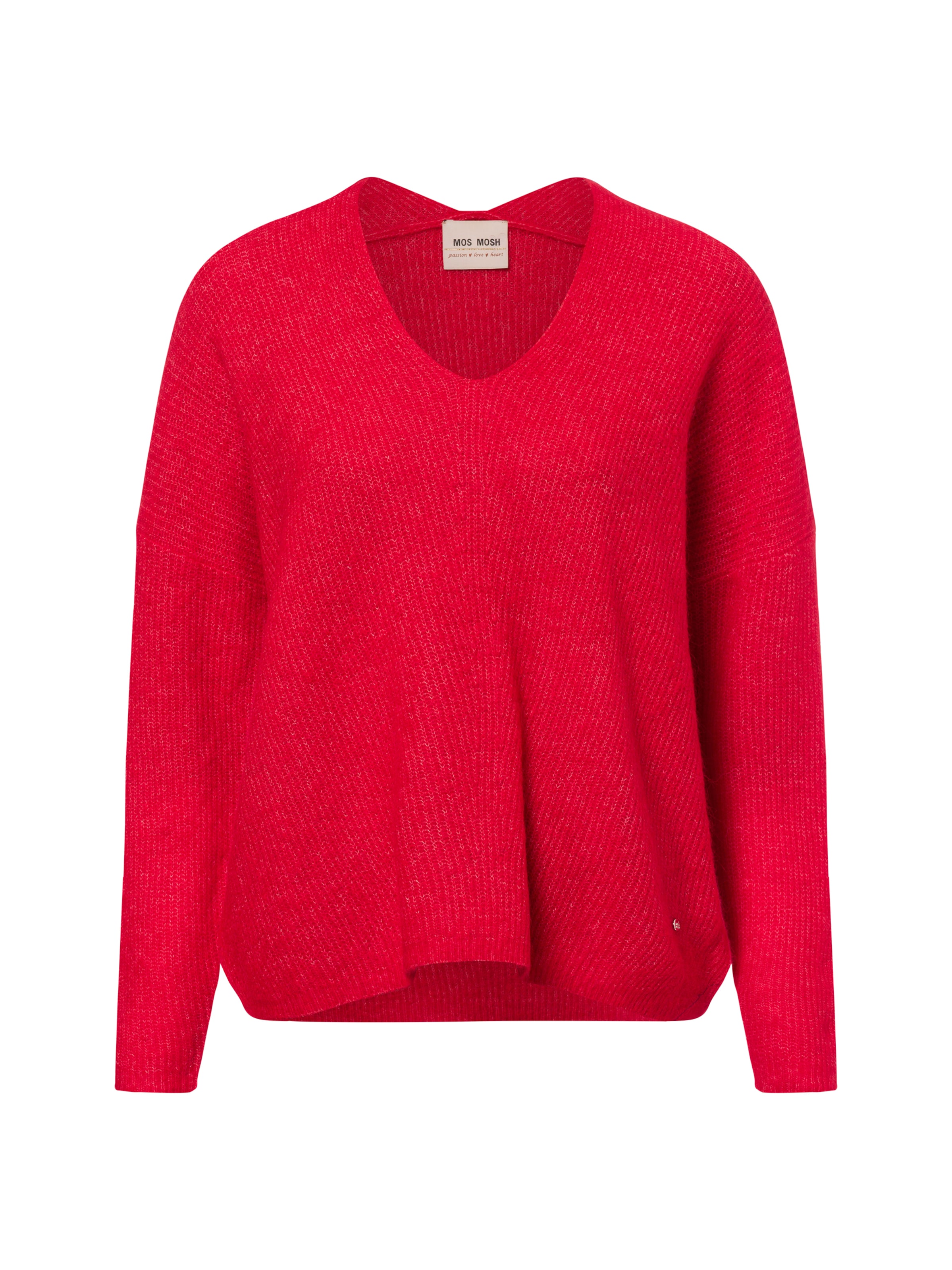MOS MOSH Svetr – červená: přední strana