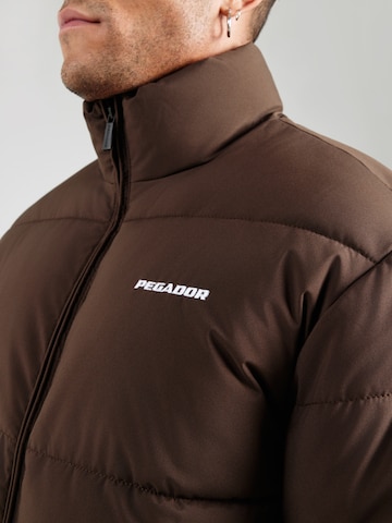 Pegador - Casaco de inverno 'SOLIN' em castanho