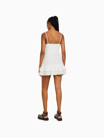 Bershka Summer Dress in White