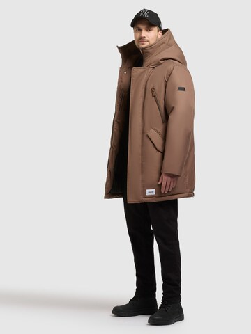 khujo Winterjacke 'Nate' in Braun