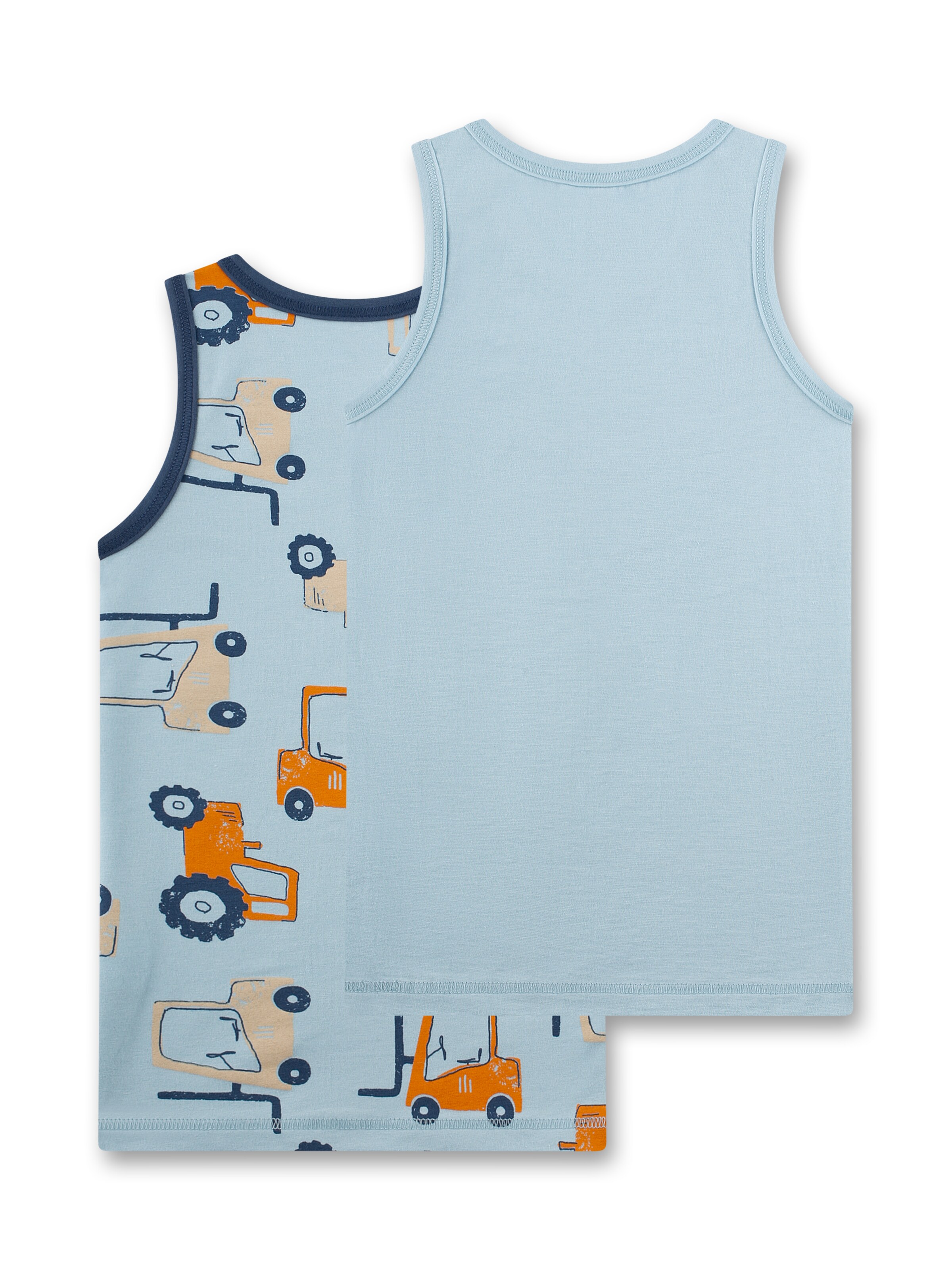 Maglietta intima di Sanetta in blu