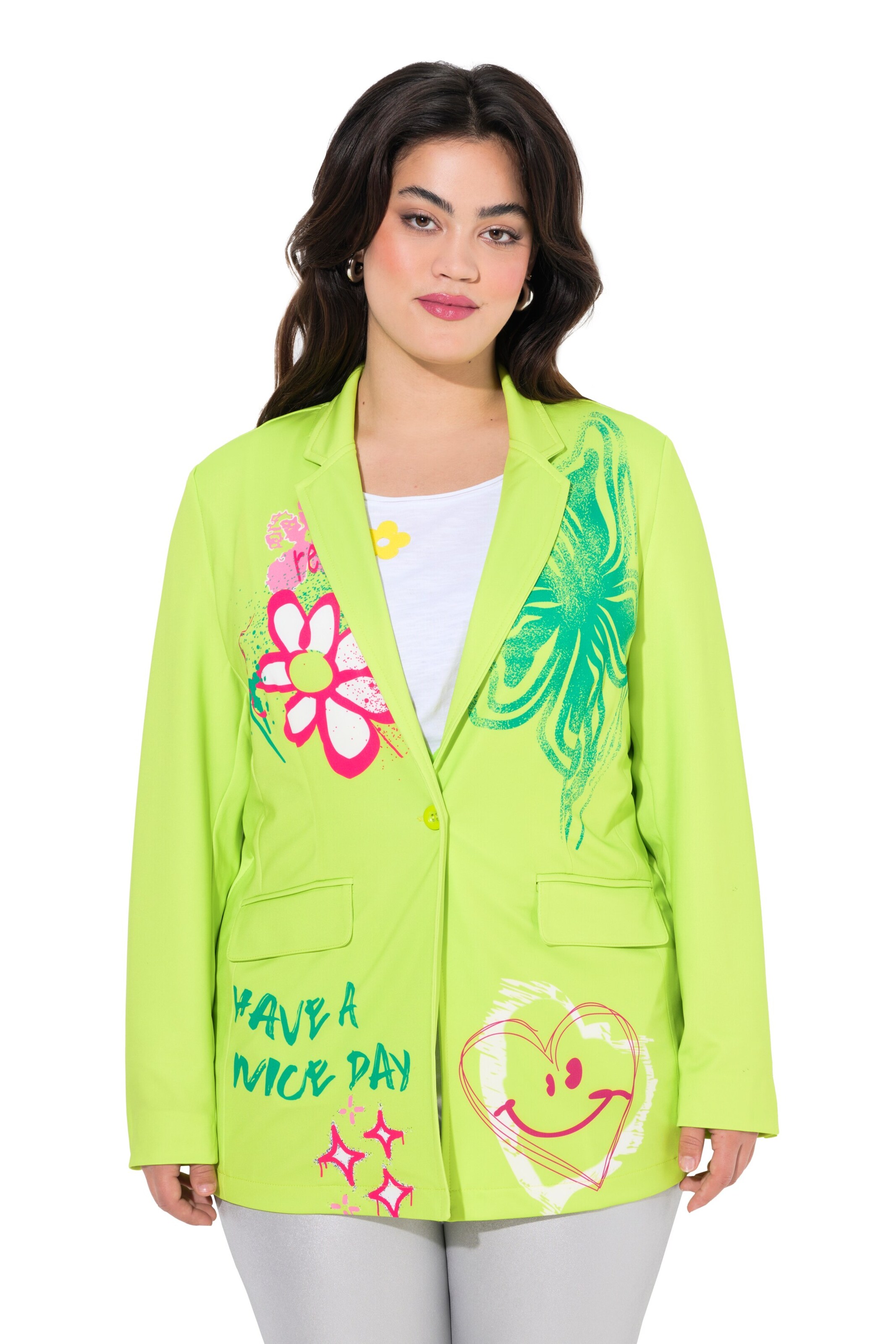 Angel of Style Blazer in Green: front