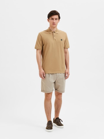 SELECTED HOMME - Camiseta 'DANTE' en marrón