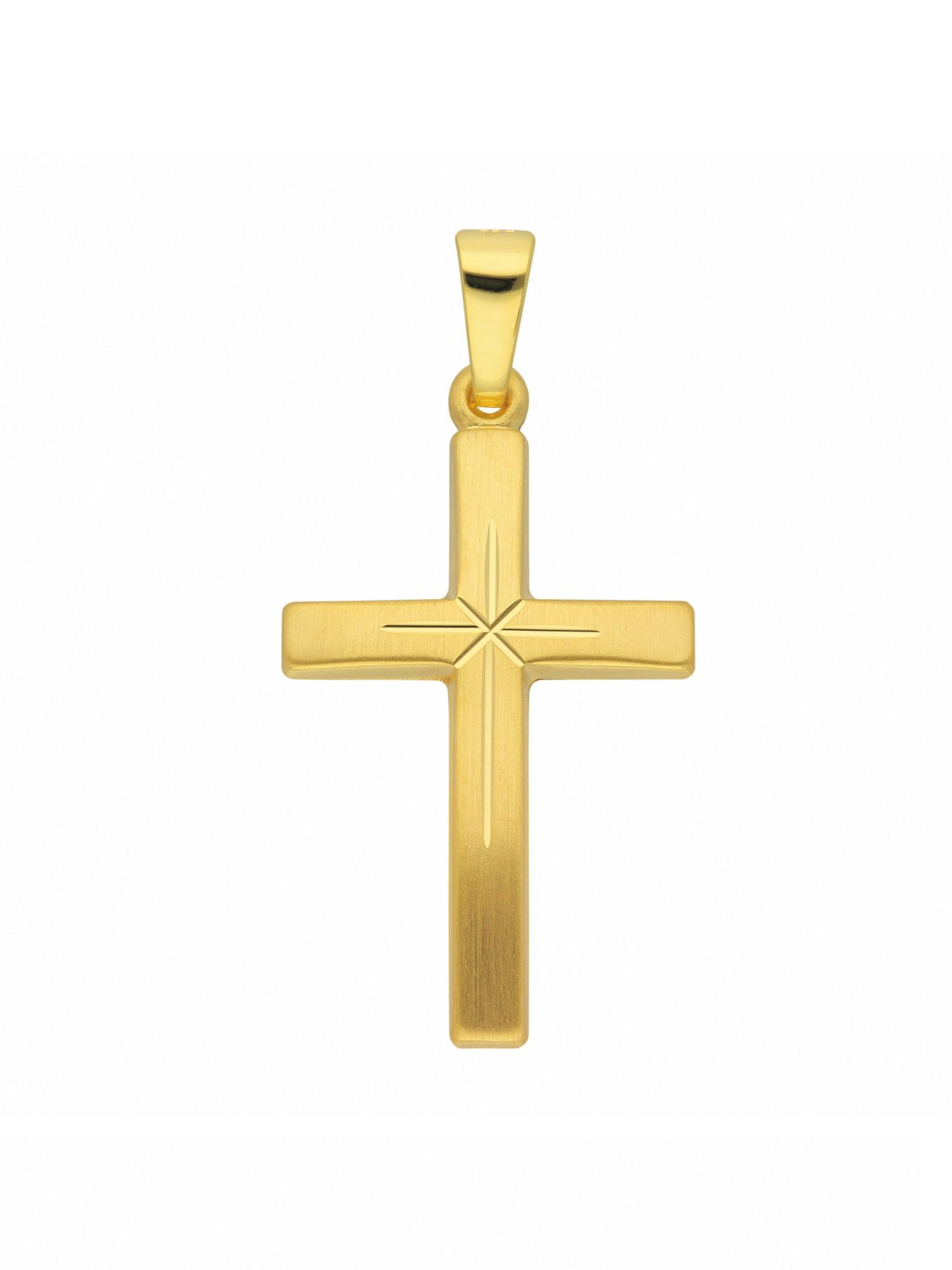 Adelia´s Pendant in Gold: front
