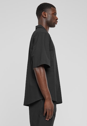 Urban Classics Comfort fit Overhemd in Zwart