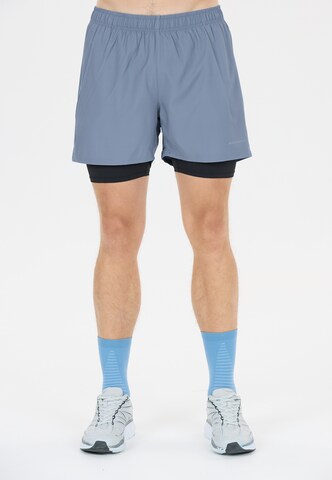ENDURANCE Regular Sports trousers 'Kros' in Blue: front
