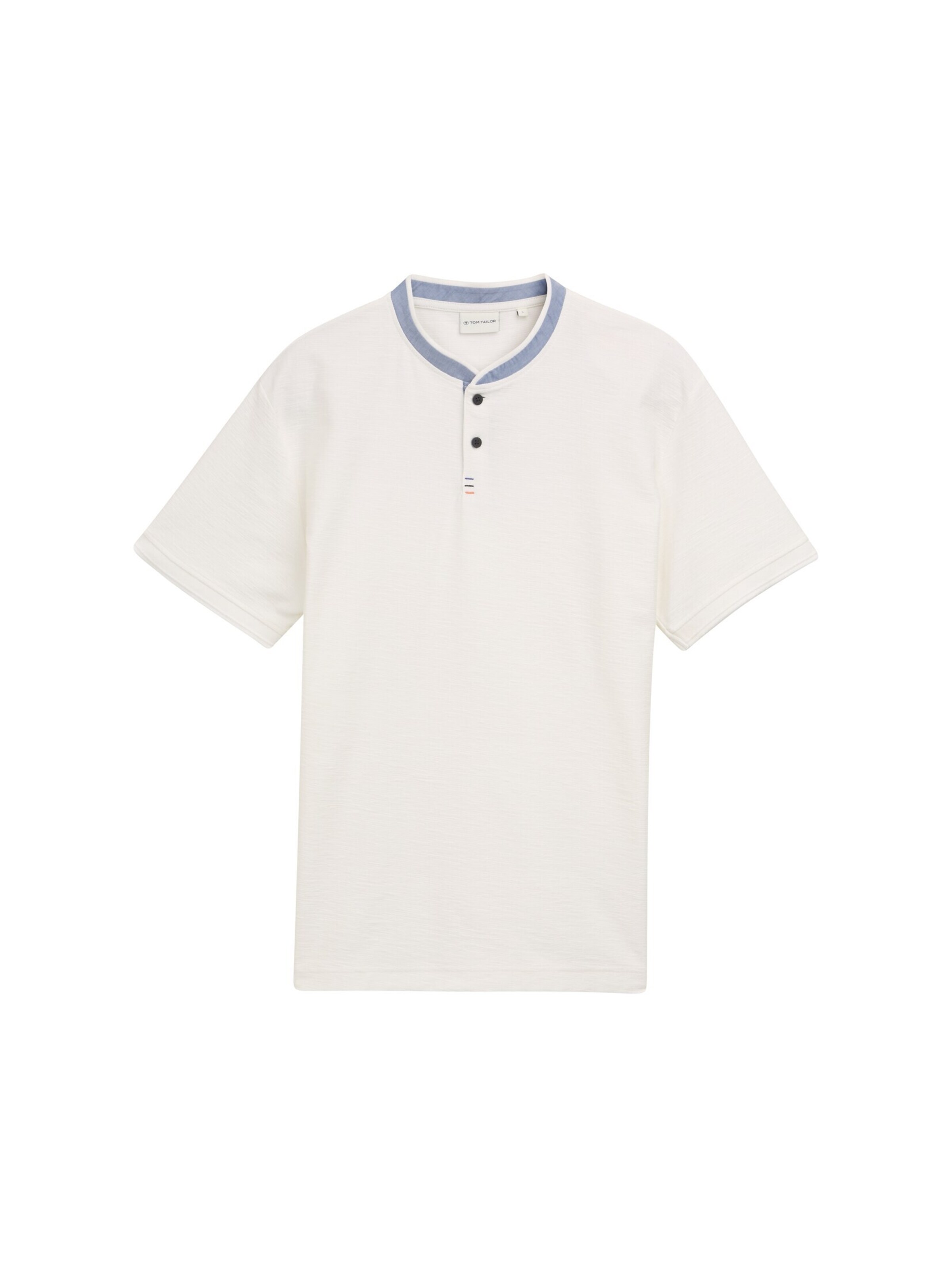 TOM TAILOR Shirt in White: front