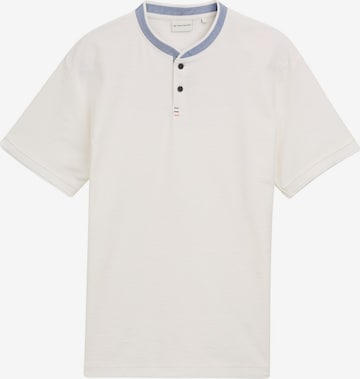 TOM TAILOR Shirt in Wit: voorkant