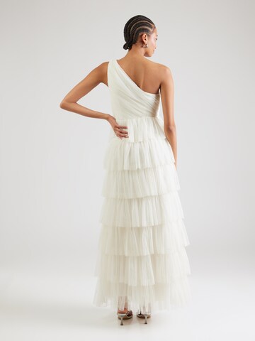 Maya Deluxe Evening dress in Beige