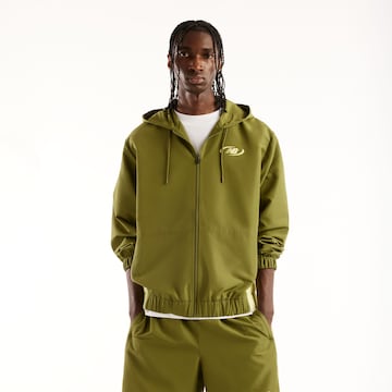 new balance Jacke 'Trackside' in Grün: Vorderseite