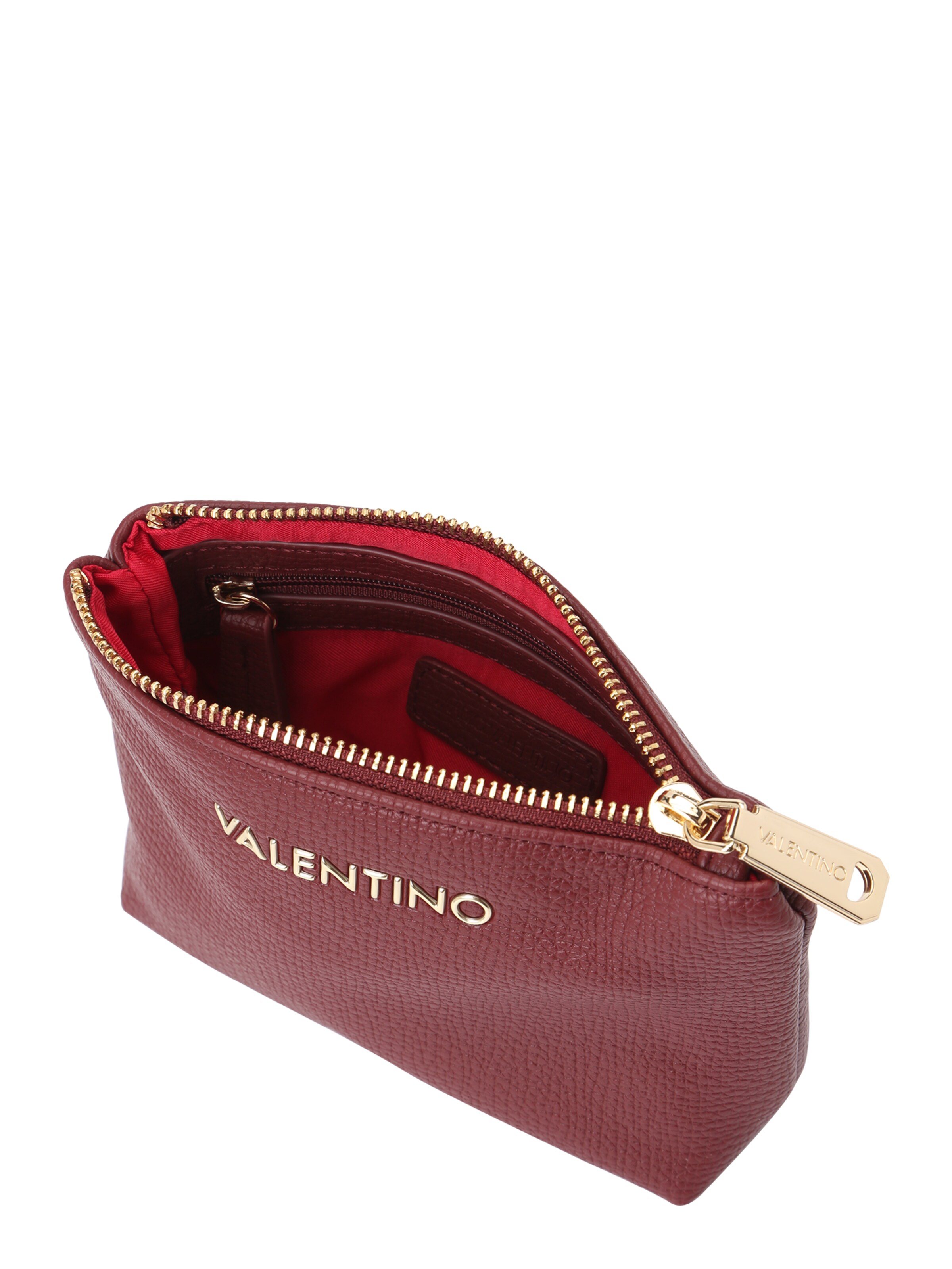 Valentino Bags Cosmetic bag 'BEAUTIES' in Red: top