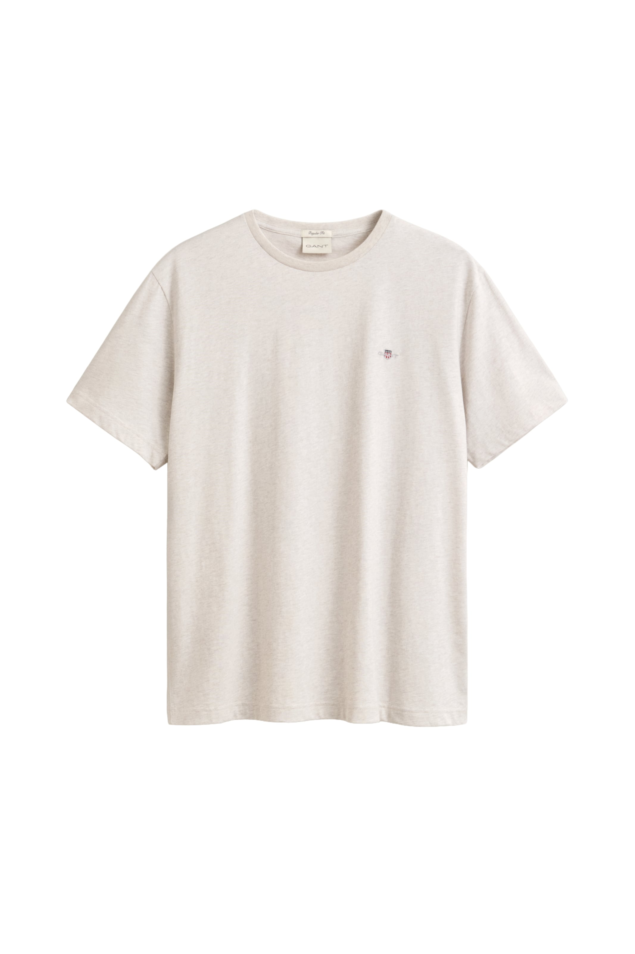 T-Shirt GANT en gris : devant