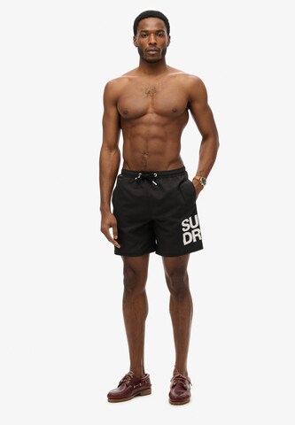 Shorts de bain Superdry en noir