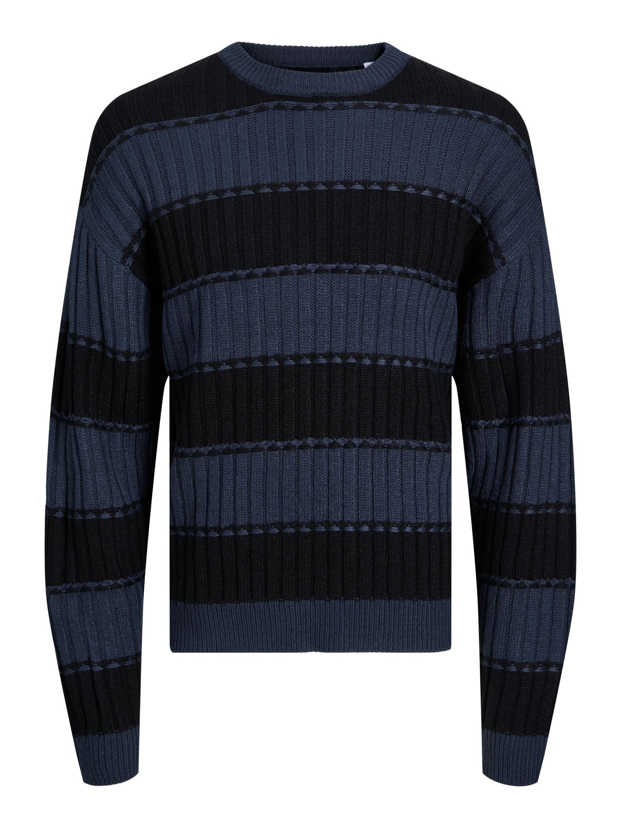 Black and blue sweater hotsell