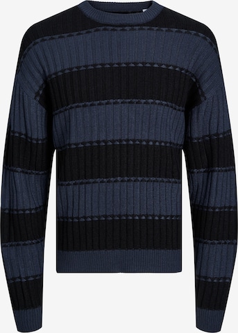 JACK & JONES Trui 'LUCA' in Blauw: voorkant