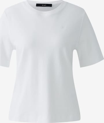OUI T-Shirt 'SVEHA' in Weiß: Vorderseite
