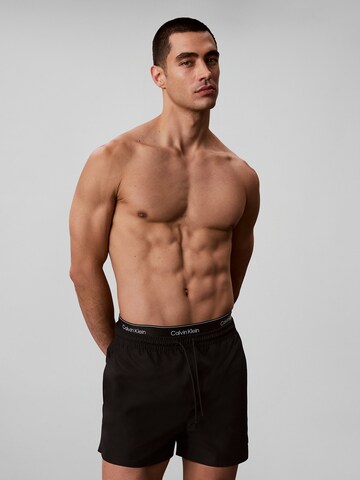 Calvin Klein Underwear Zwemshorts in Zwart: voorkant