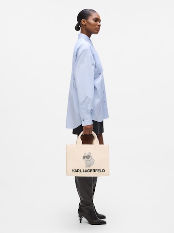 Karl Lagerfeld Shopper táska 'IKON' - fehér