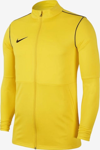 NIKE Sportjacke in Gelb: Vorderseite