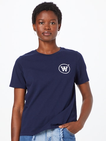 T-shirt 'Mia' WOOD WOOD en bleu : devant